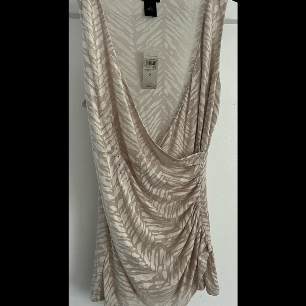 NWT Ann Taylor Surplice Top